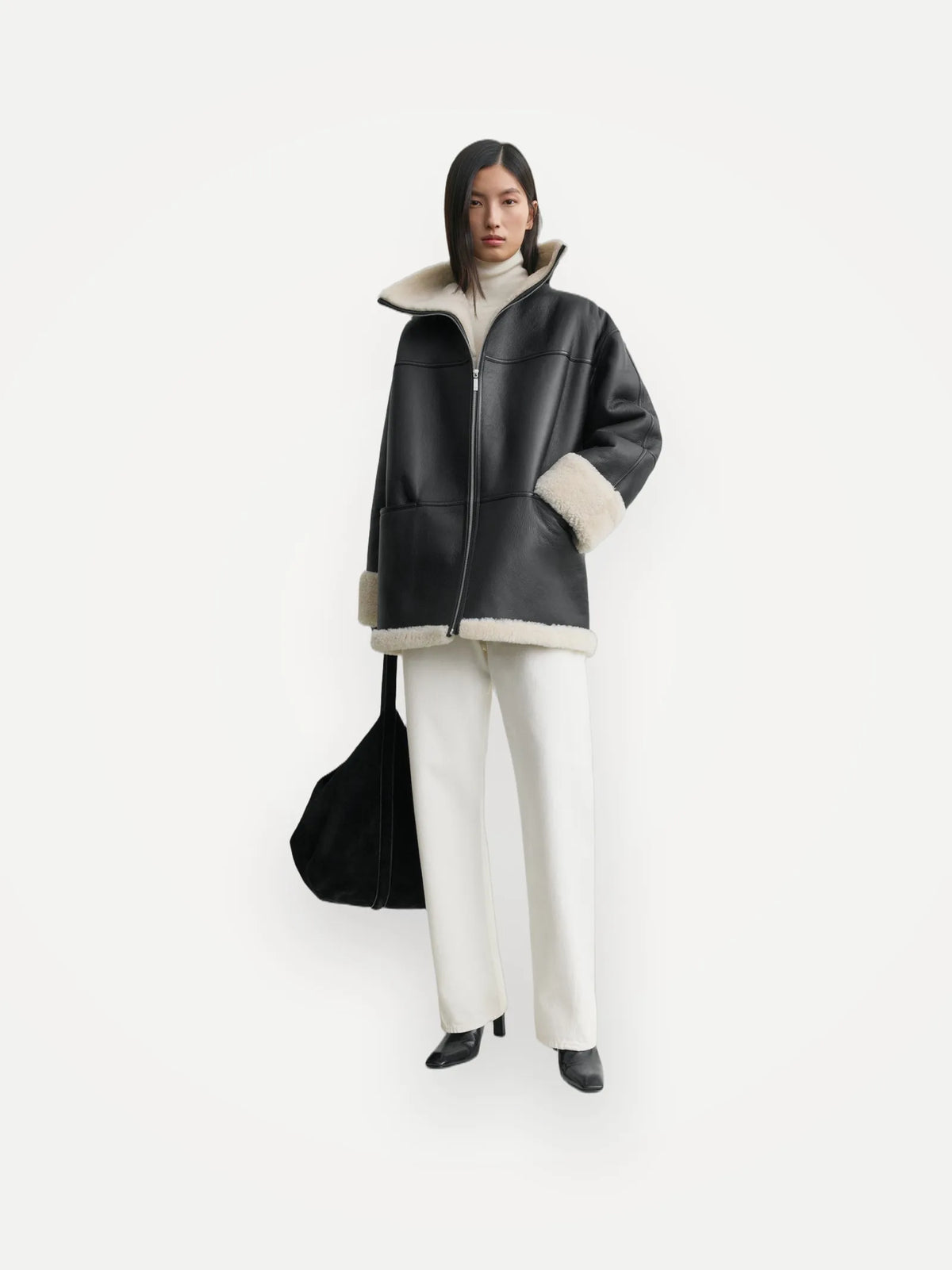 Toteme Signature Shearling Fur jacket