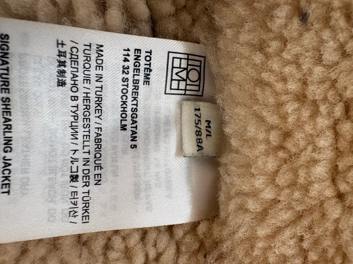 Toteme Signature Shearling Fur jacket