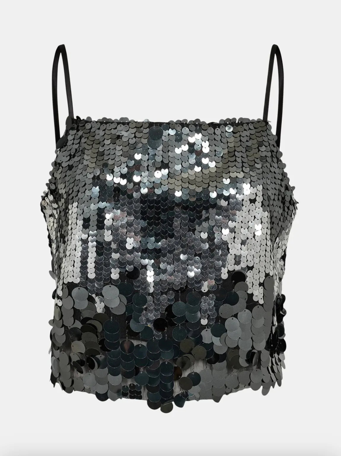 Sofie Schnoor Charcoal Sequin-topp NWT