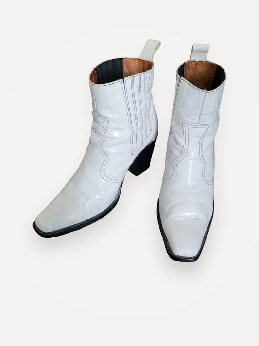 Ganni Callie Western-skinnboots