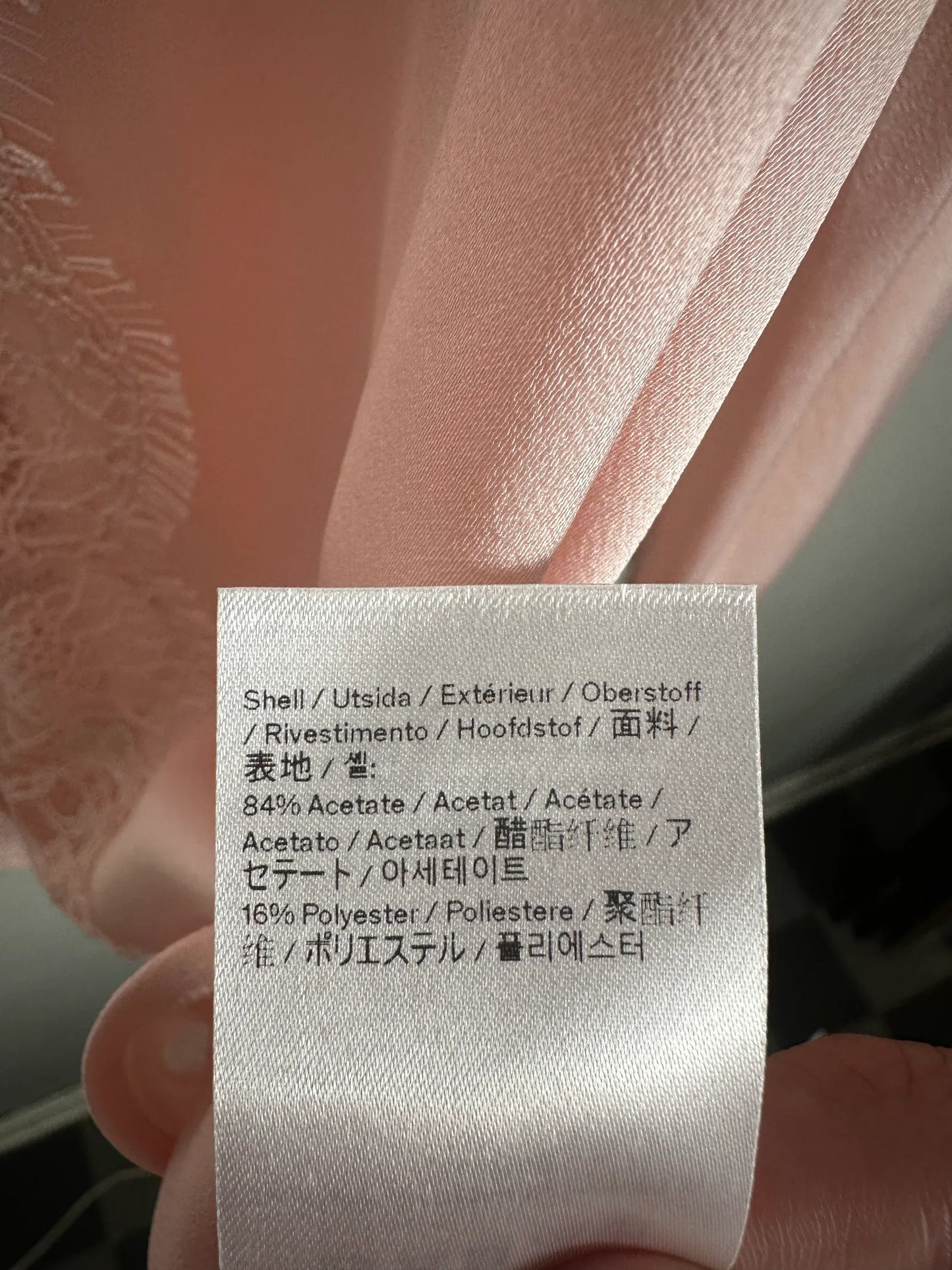 Filippa K Vertical Lace Detail-skjorta