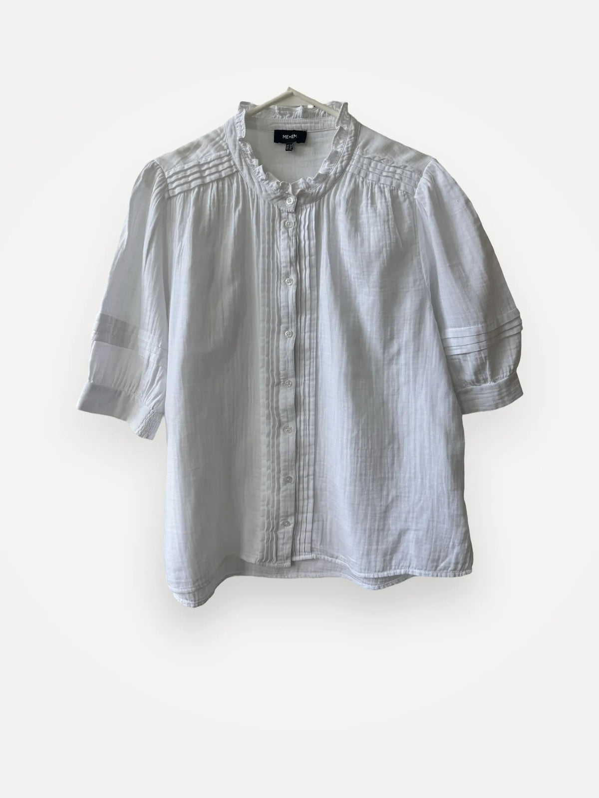 Me+Em Cheesecloth Blouse