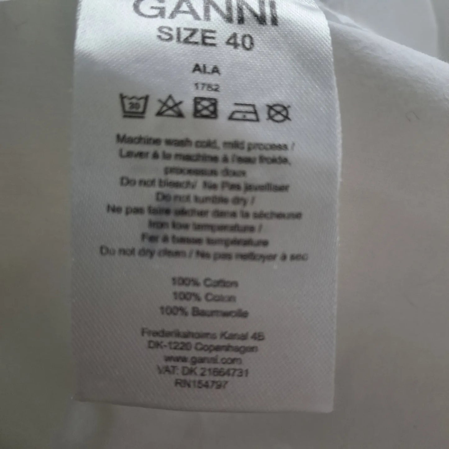 Ganni Ala Blouse