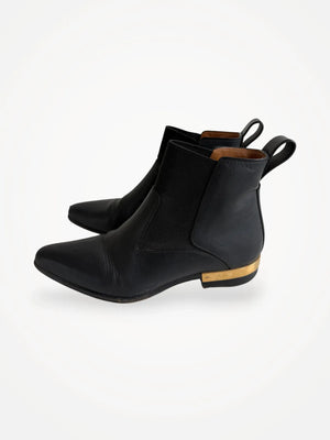 Chloé Chloé “metal Plate ” Chelsea Boots