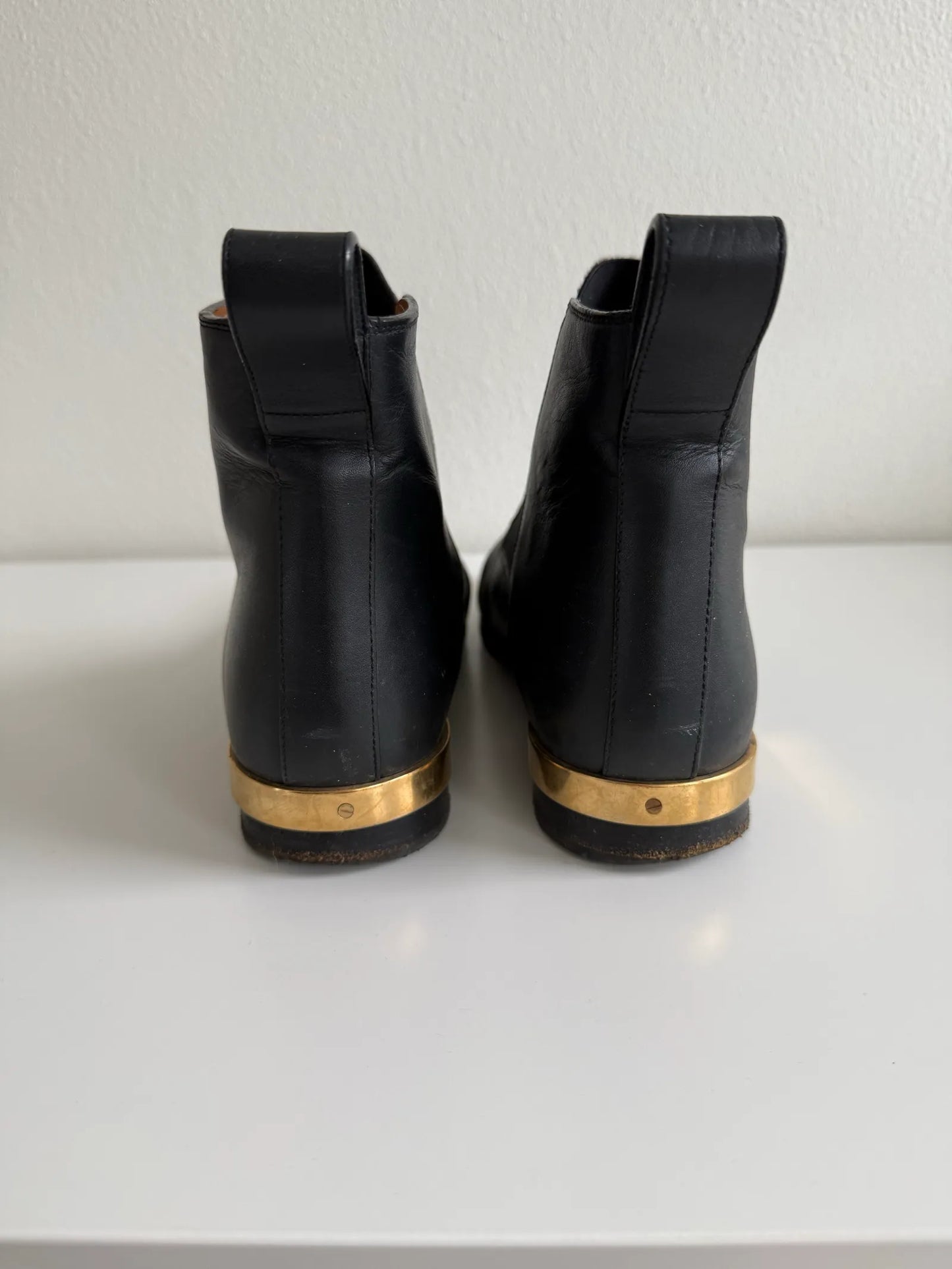 Chloé Chloé “metal Plate ” Chelsea Boots