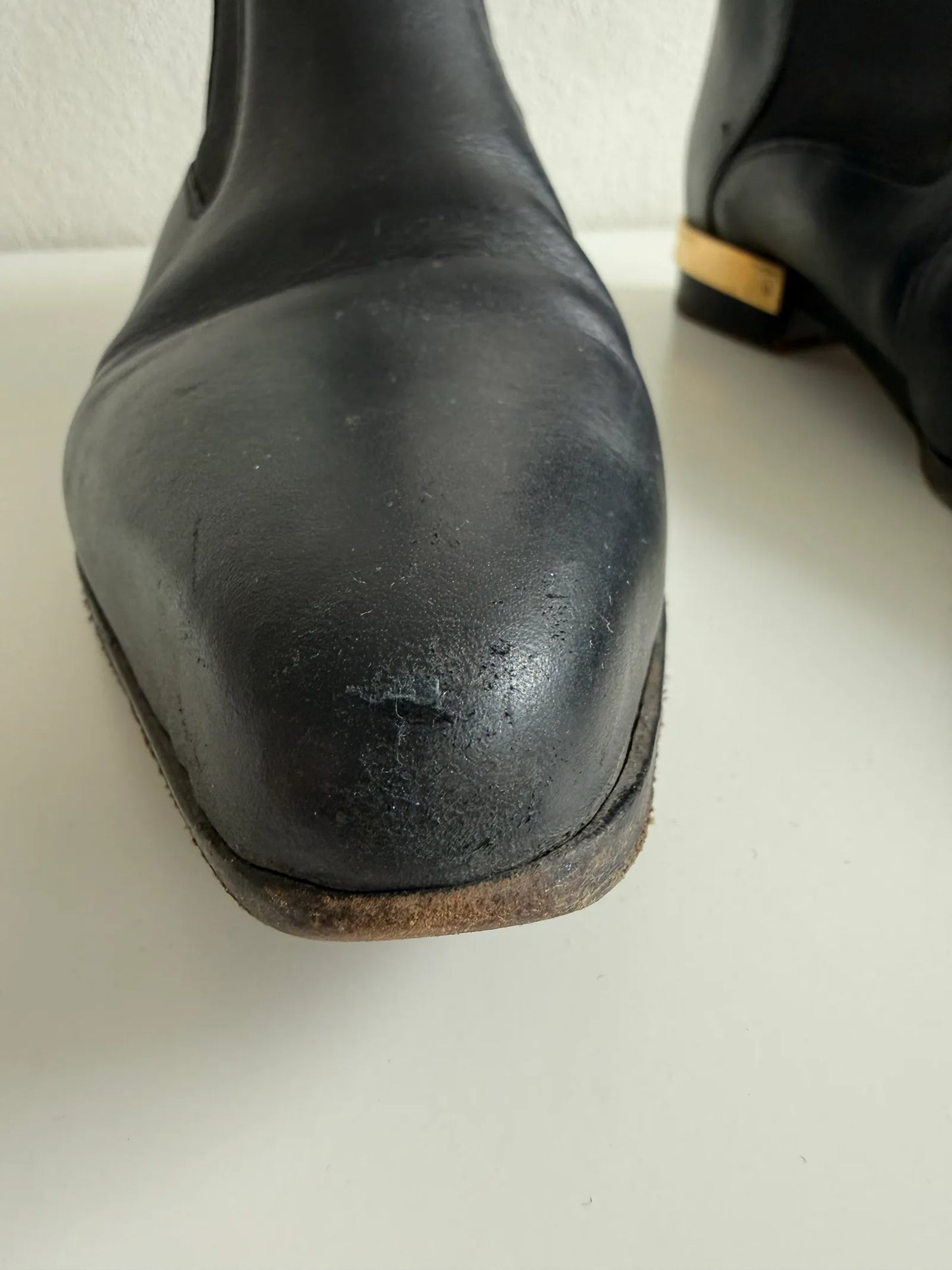 Chloé Chloé “metal Plate ” Chelsea Boots