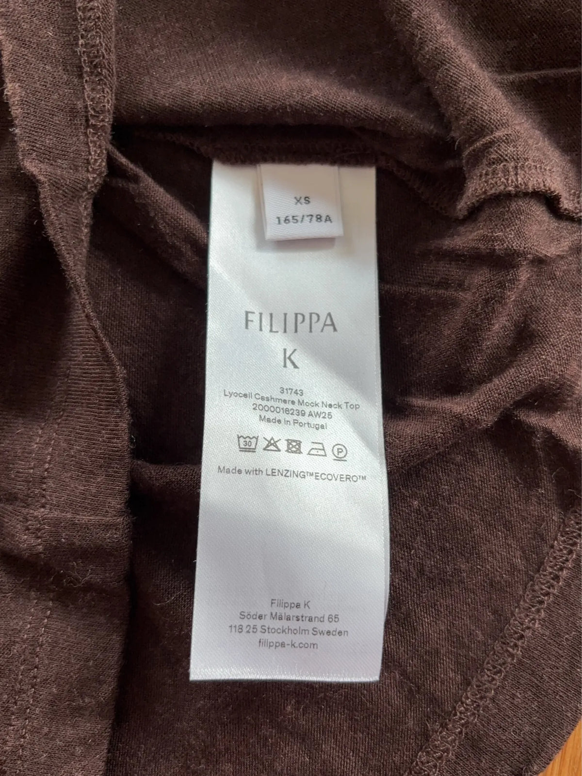 Filippa K Lyocell Cashmere Mock-tröja