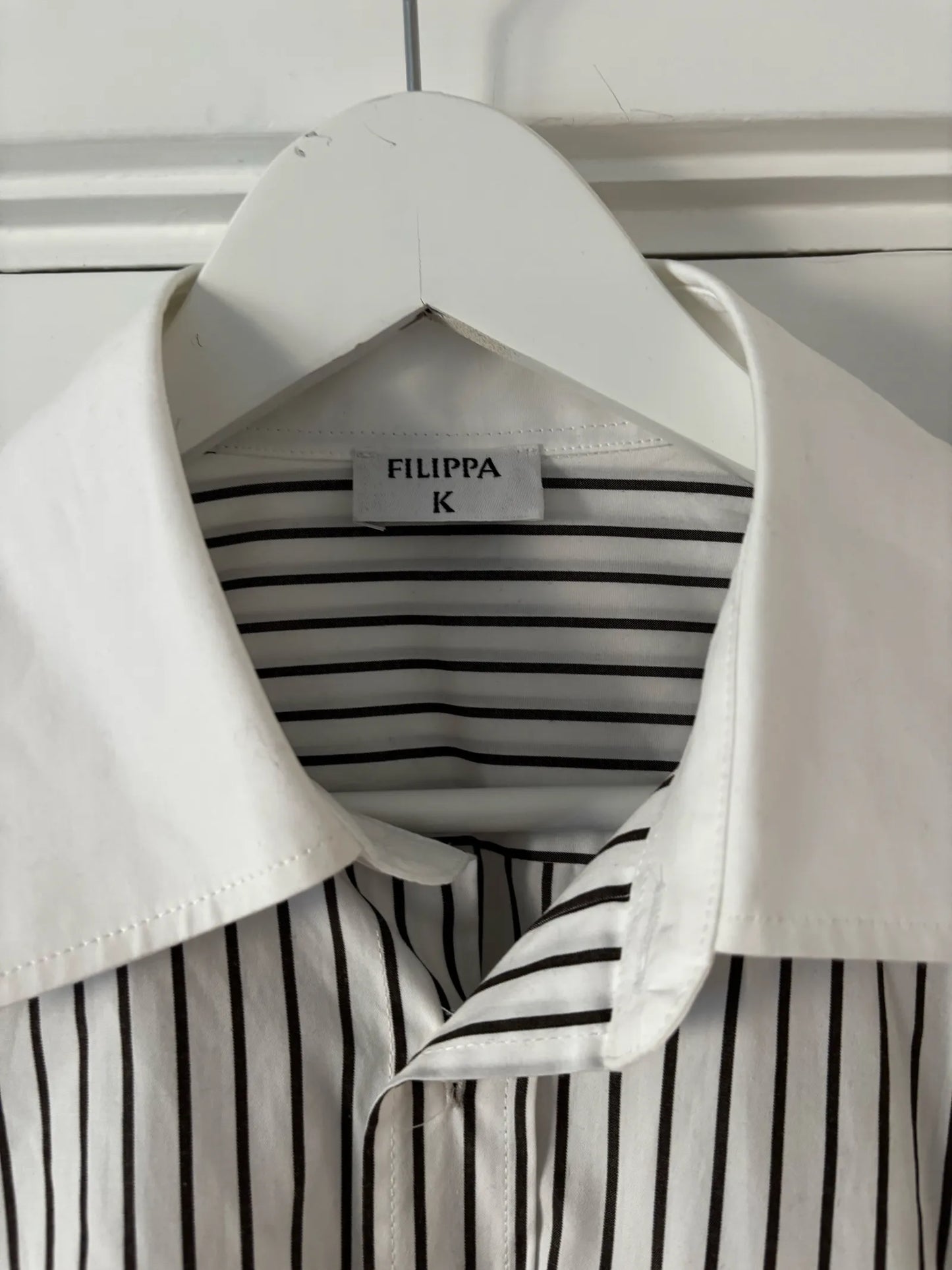 Filippa K Striped Cotton Poplin Shirt