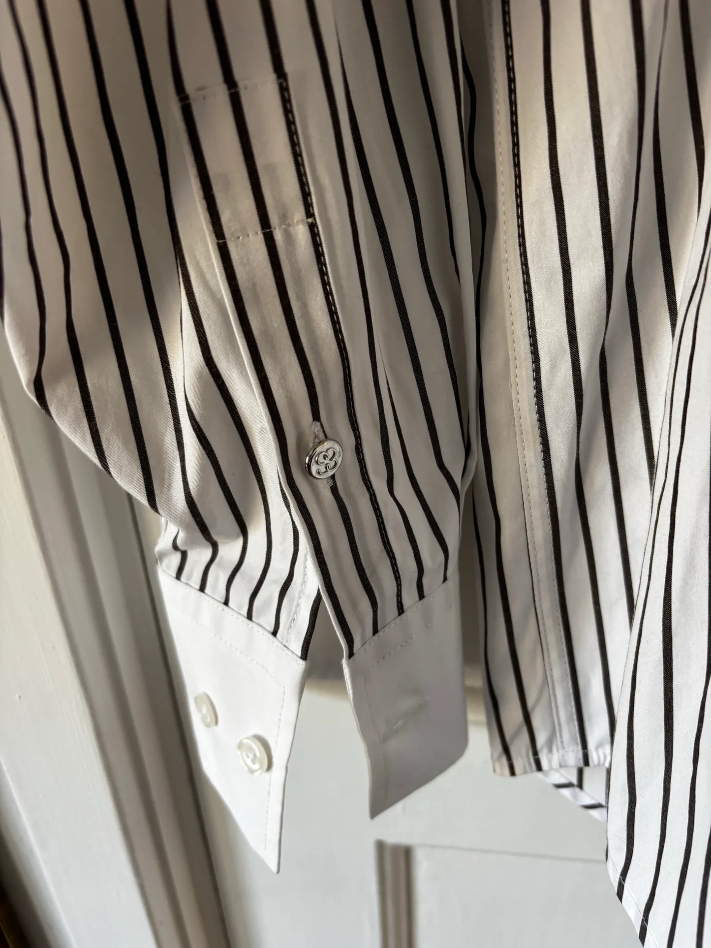 Filippa K Striped Cotton Poplin Shirt