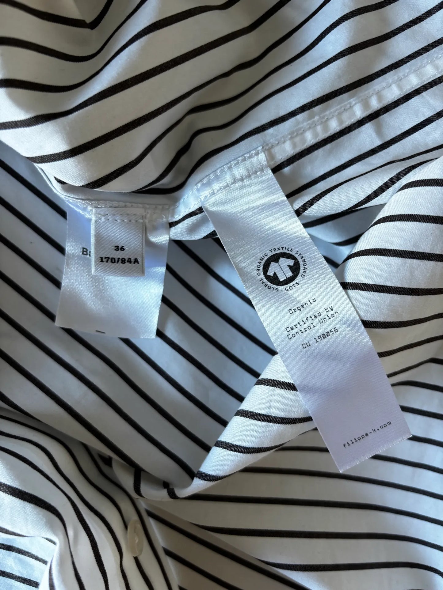 Filippa K Striped Cotton Poplin Shirt