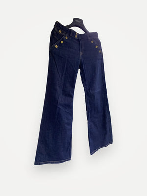 Filippa K Liz Gold Button Eco-jeans
