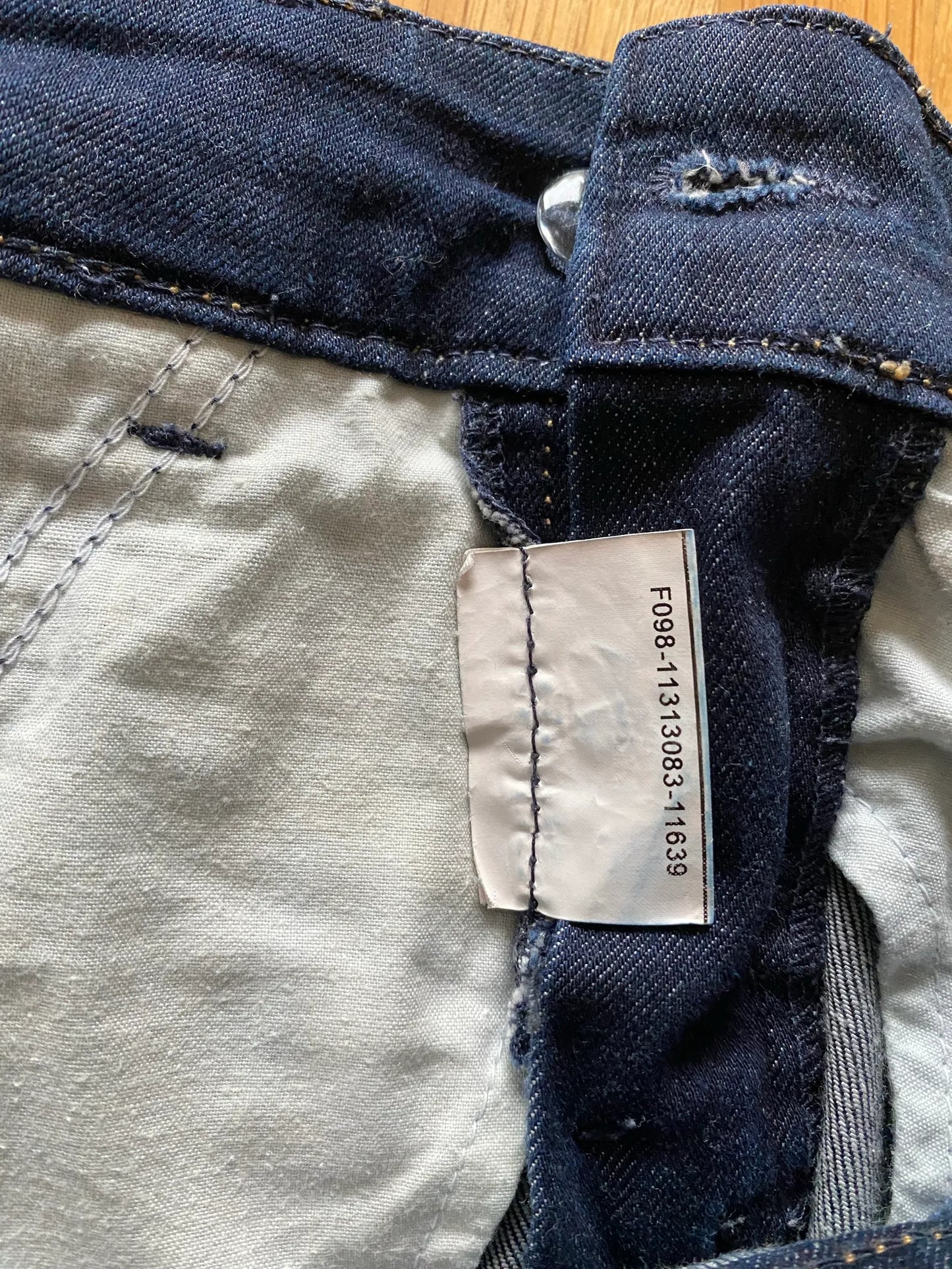 Filippa K Liz Gold Button Eco-jeans