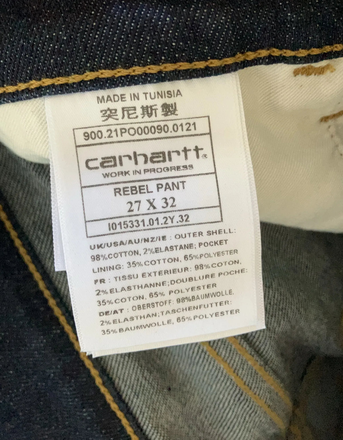Carhartt-jeans NWT