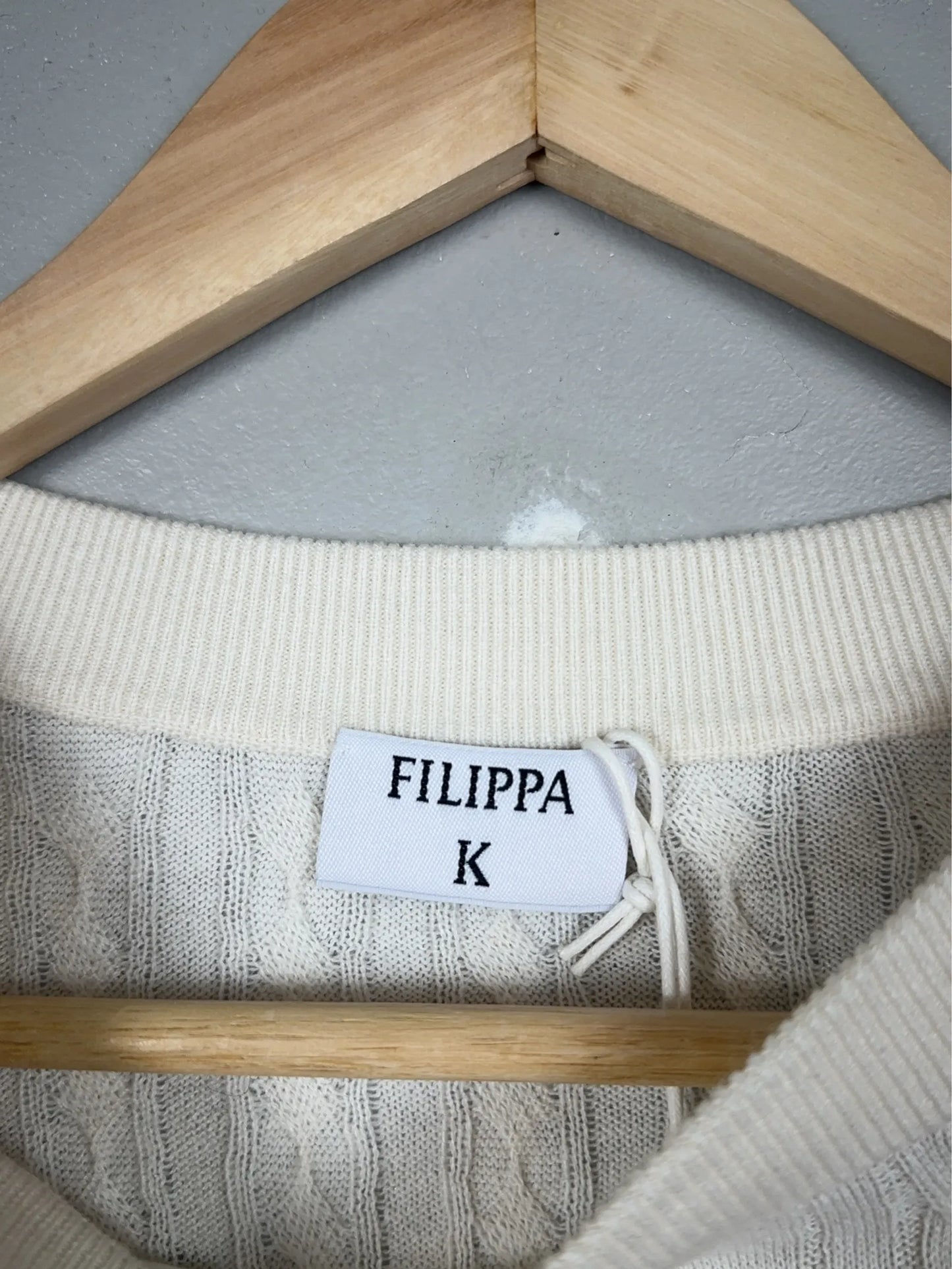 Filippa K Braided Cotton Silk Sweater