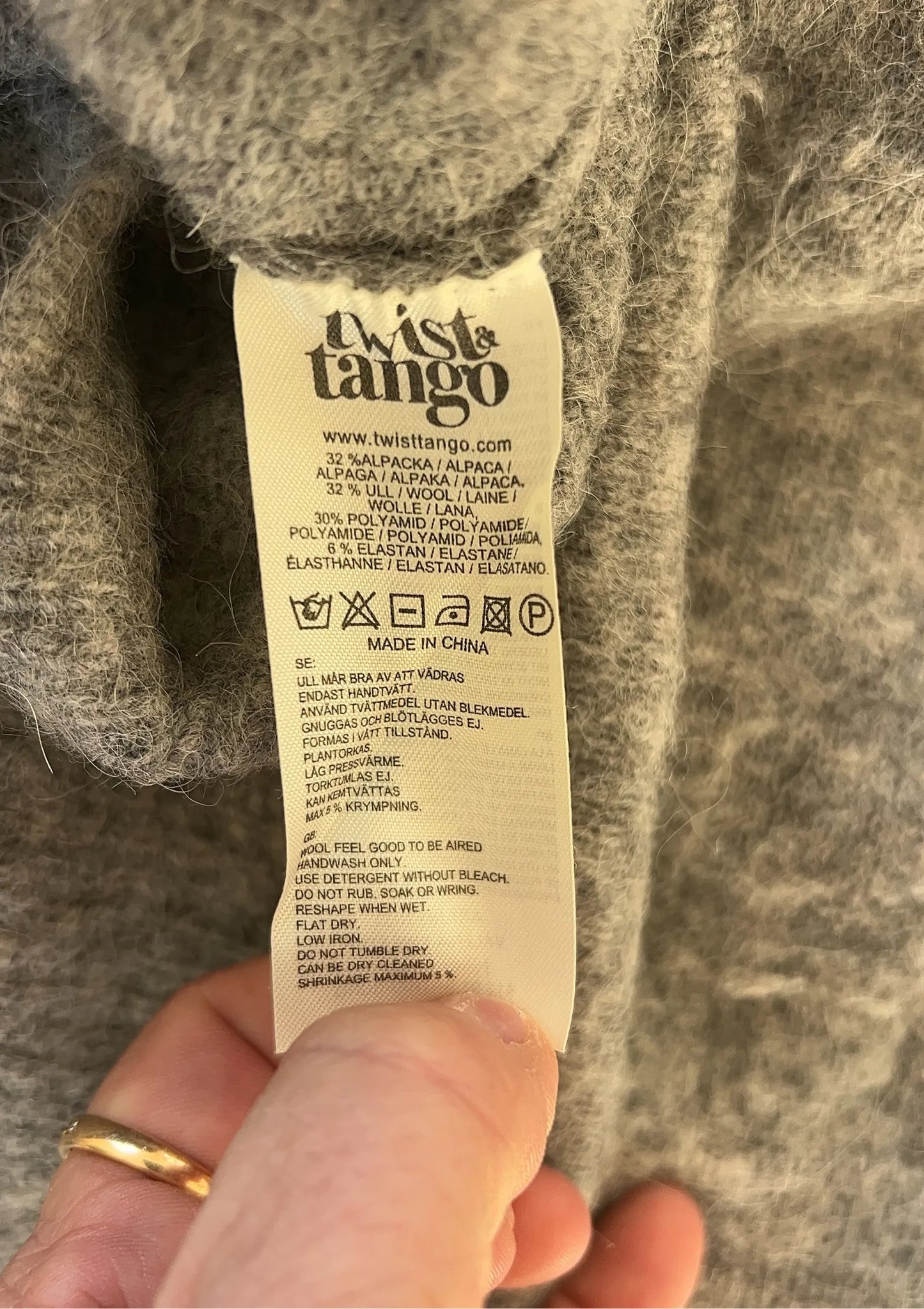 Twist & Tango-ulltröja