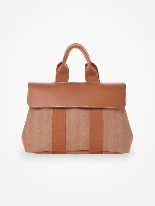 Hermès Valparisio Cloth Tote Handbag