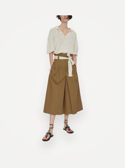 Zara Brown Paperbag Waist Trousers