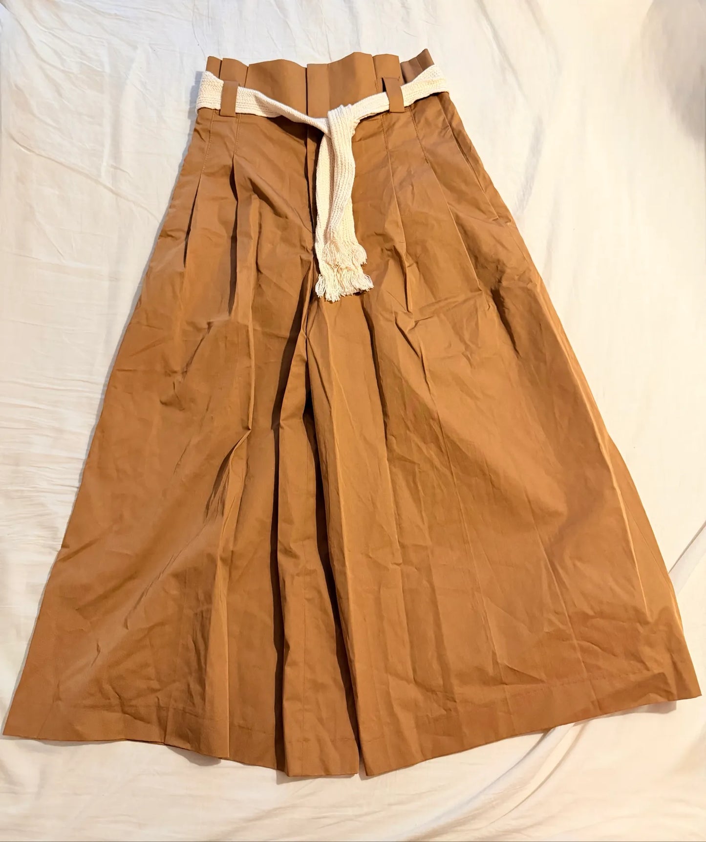 Zara Brown Paperbag Waist Trousers