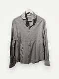 Suitsupply Men Long Sleeve Pure Cotton Extra Slim Fit Light Gray Shirt