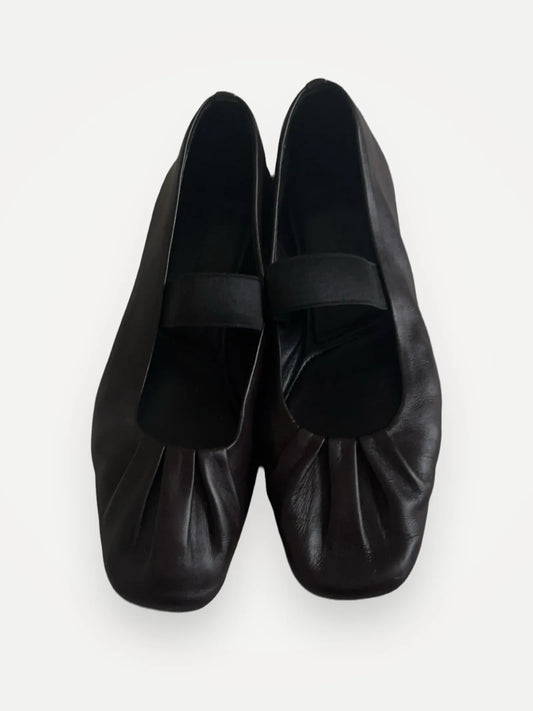 Massimo Dutti-skinnballerinaskor