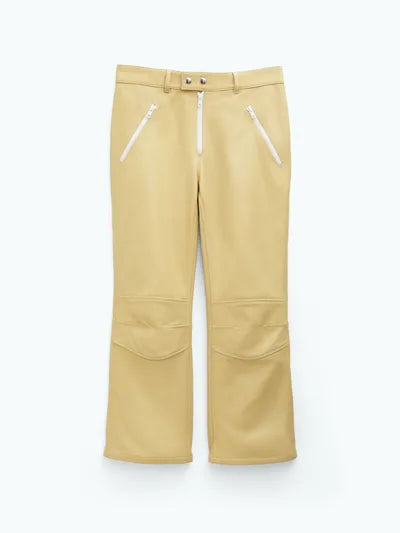 Filippa K Kick Flare Leather-skinnbyxor