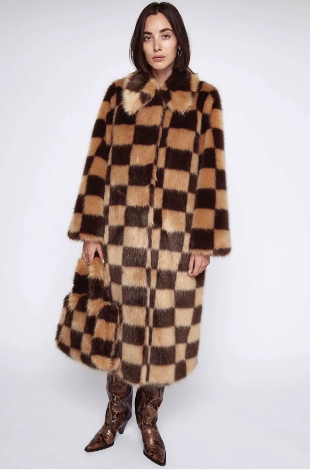 Stand Studio Fur jacket