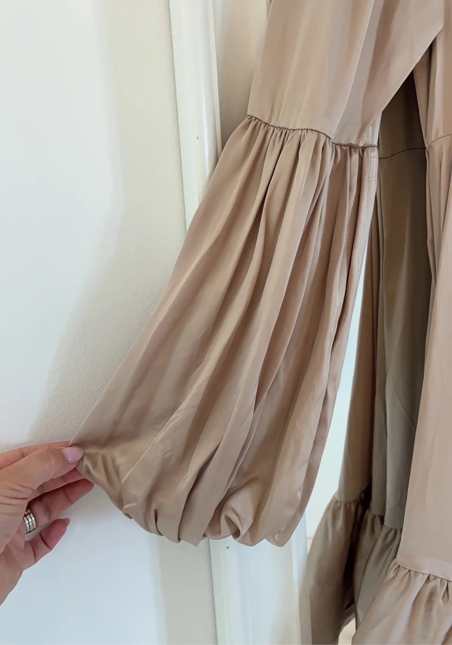 Malina Jasmine Ruffled Mini Dress