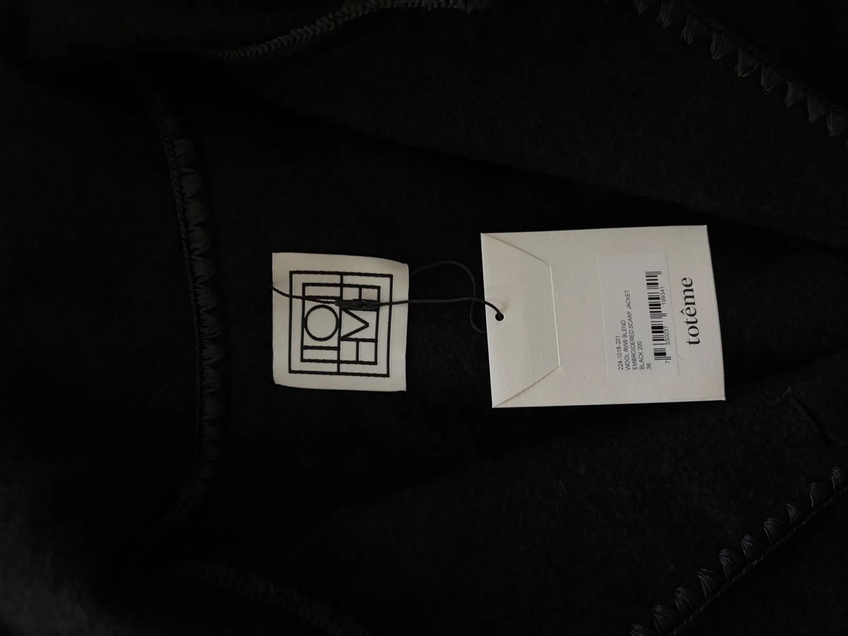 Toteme Embroidery-ulljacka NWT