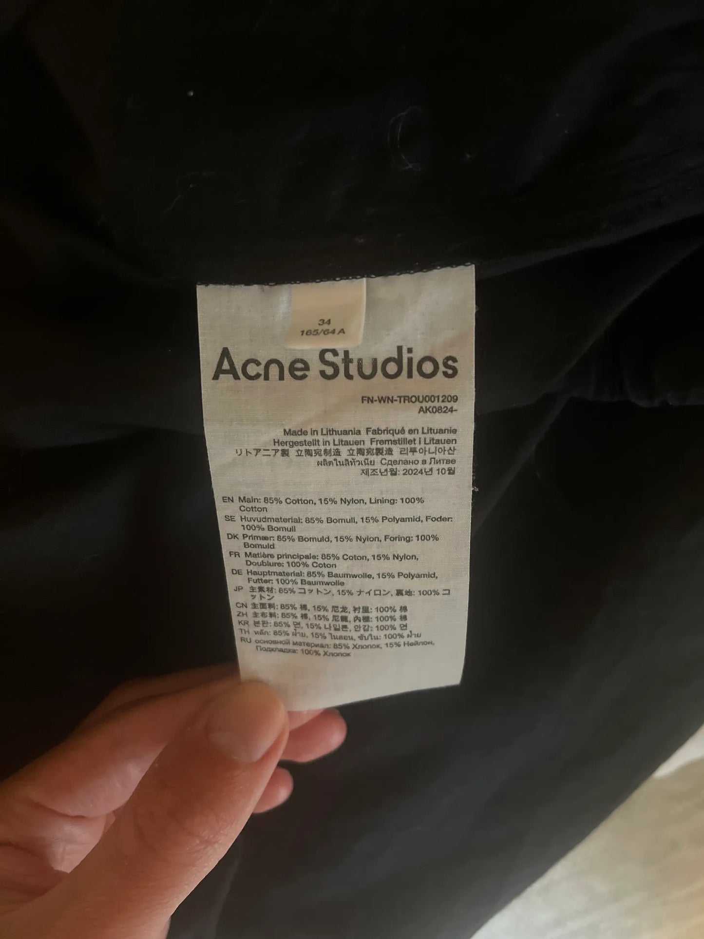 Acne Studios-byxor NWOT