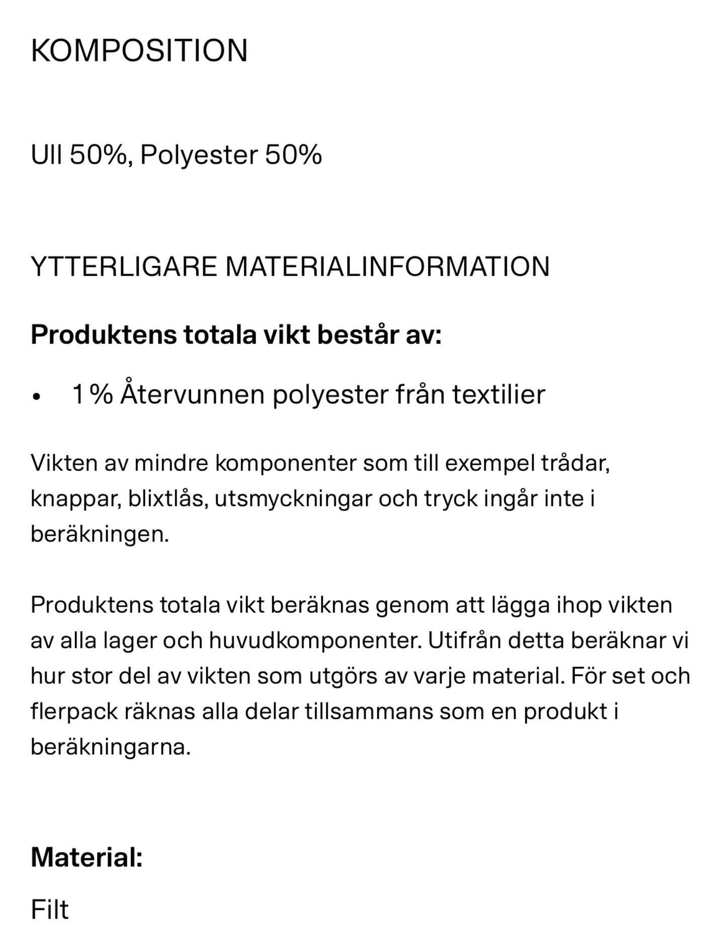 H&M Premium-ullkappa