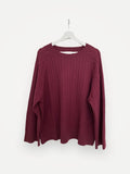 Soft Goat Oversize Cable Knit-kashmirtröja