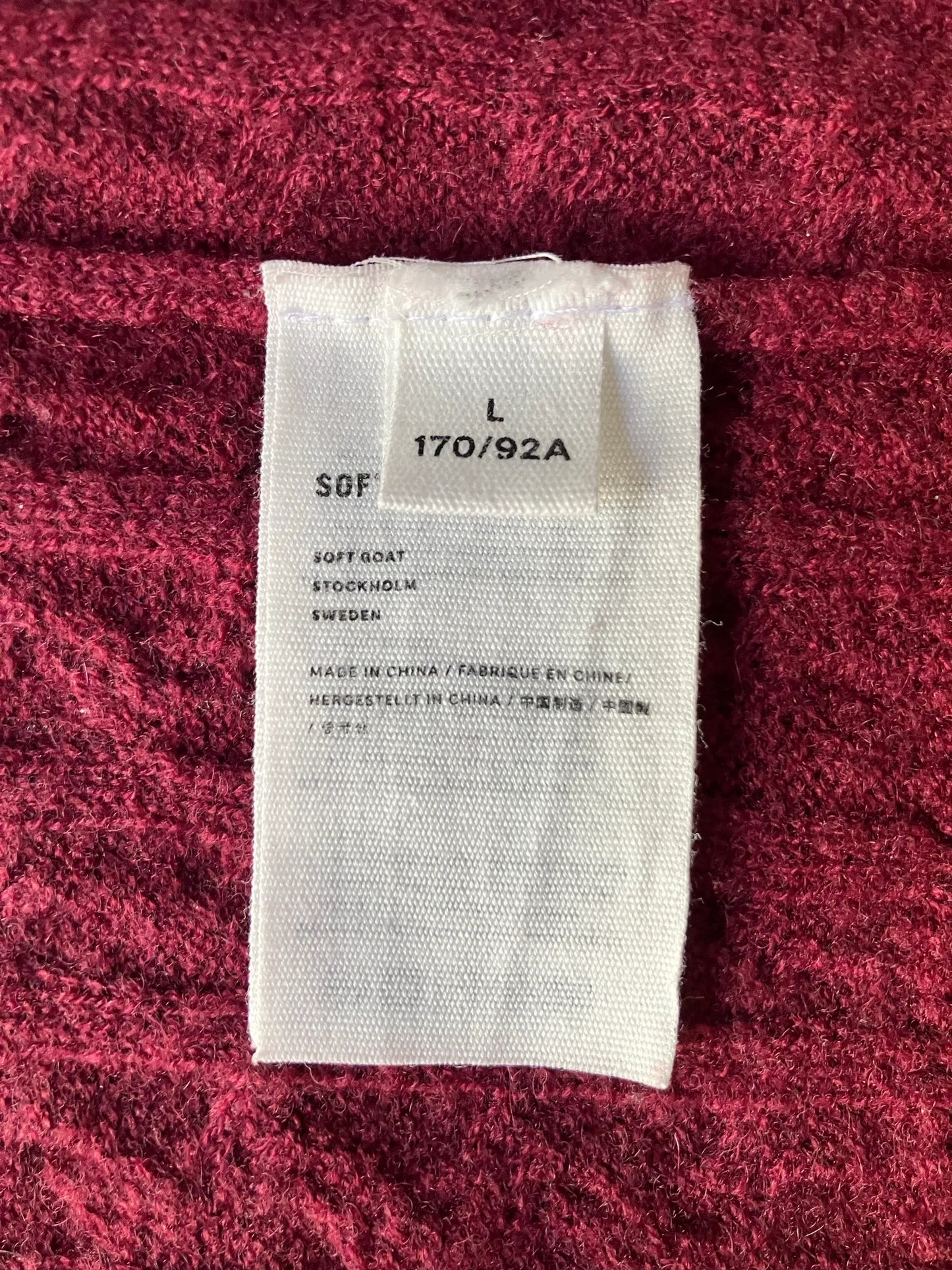 Soft Goat Oversize Cable Knit-kashmirtröja