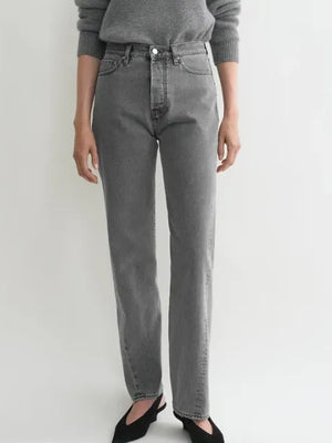 Toteme Twisted Seam Denim Full Length Jeans