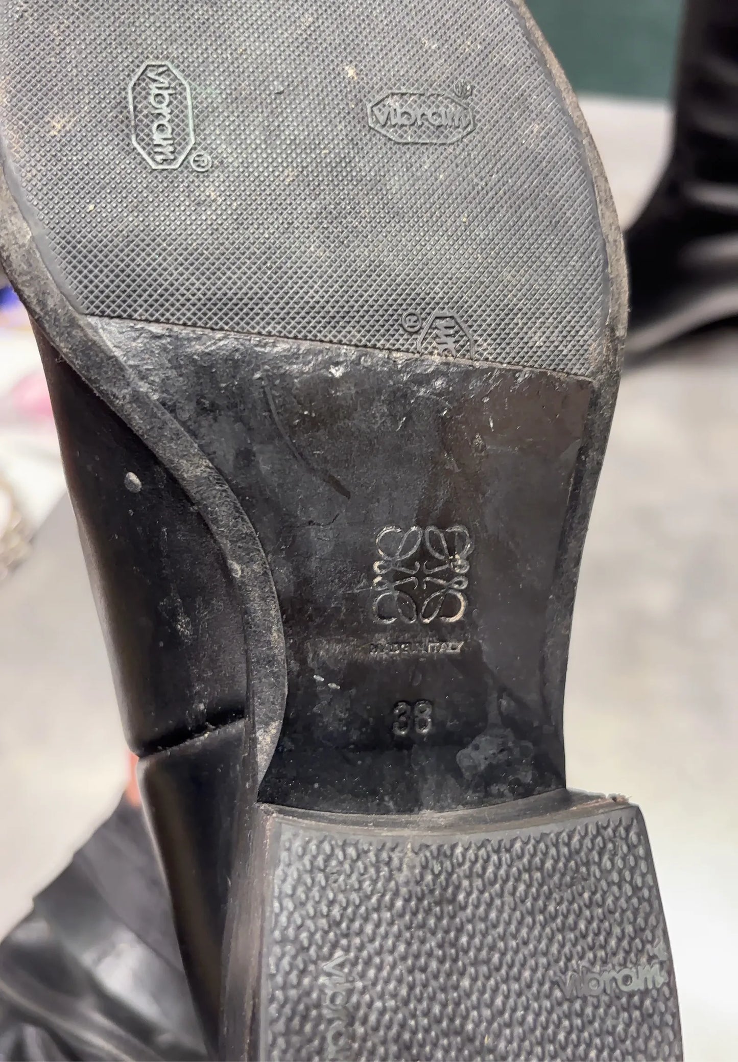 Loewe-skinnboots