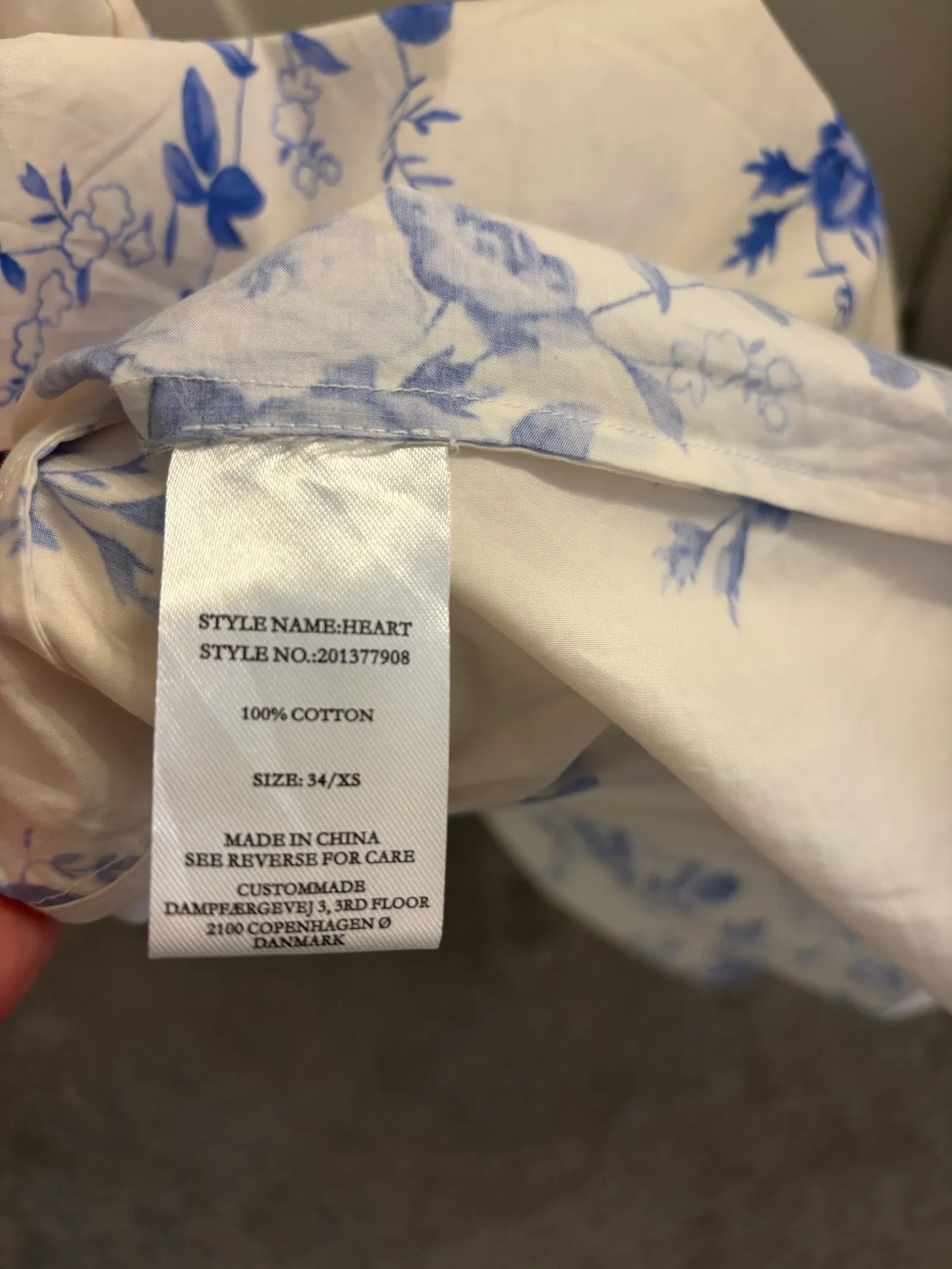 Custommade-kjol NWOT