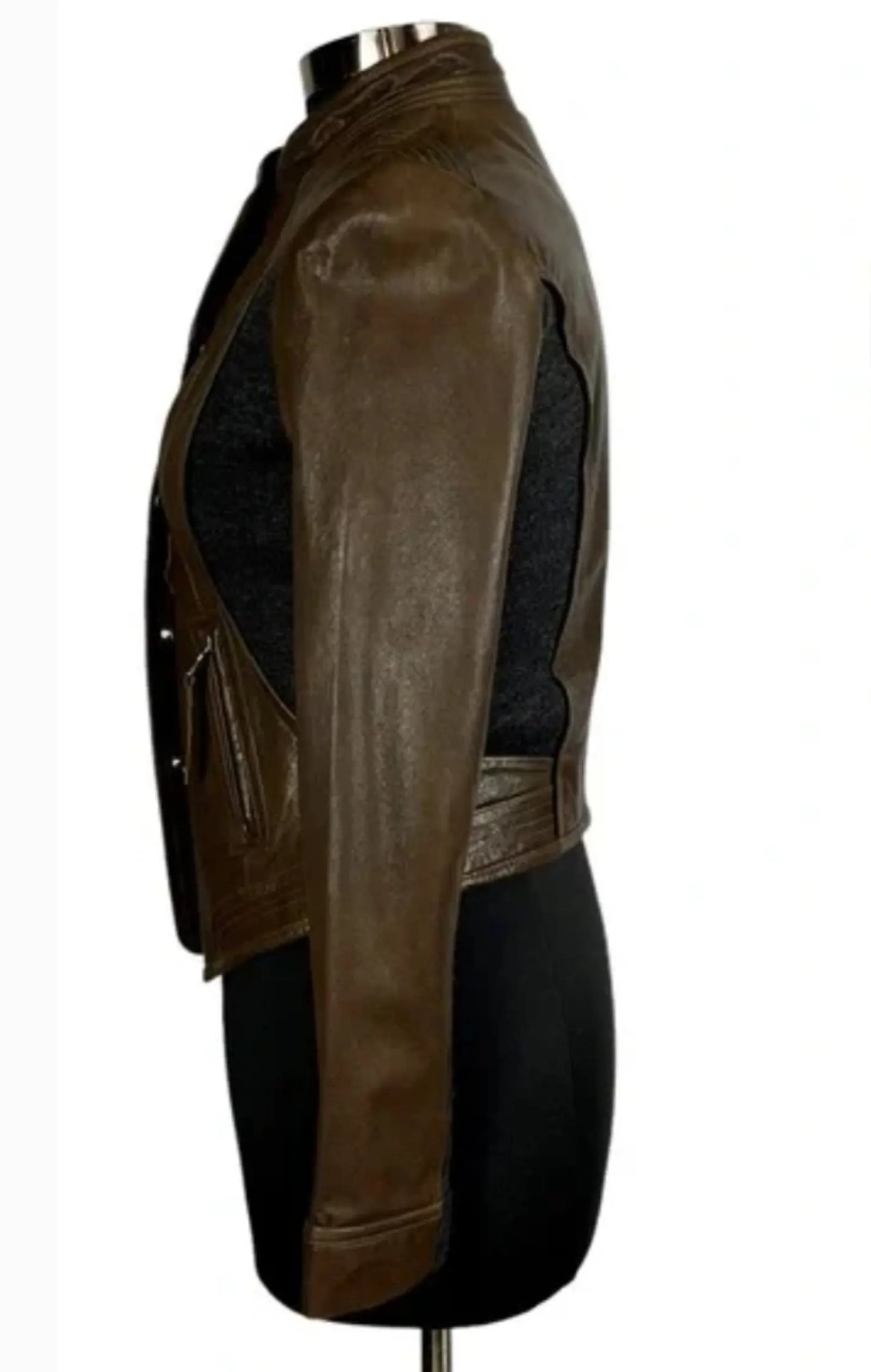 Via Spiga-skinnjacka NWOT