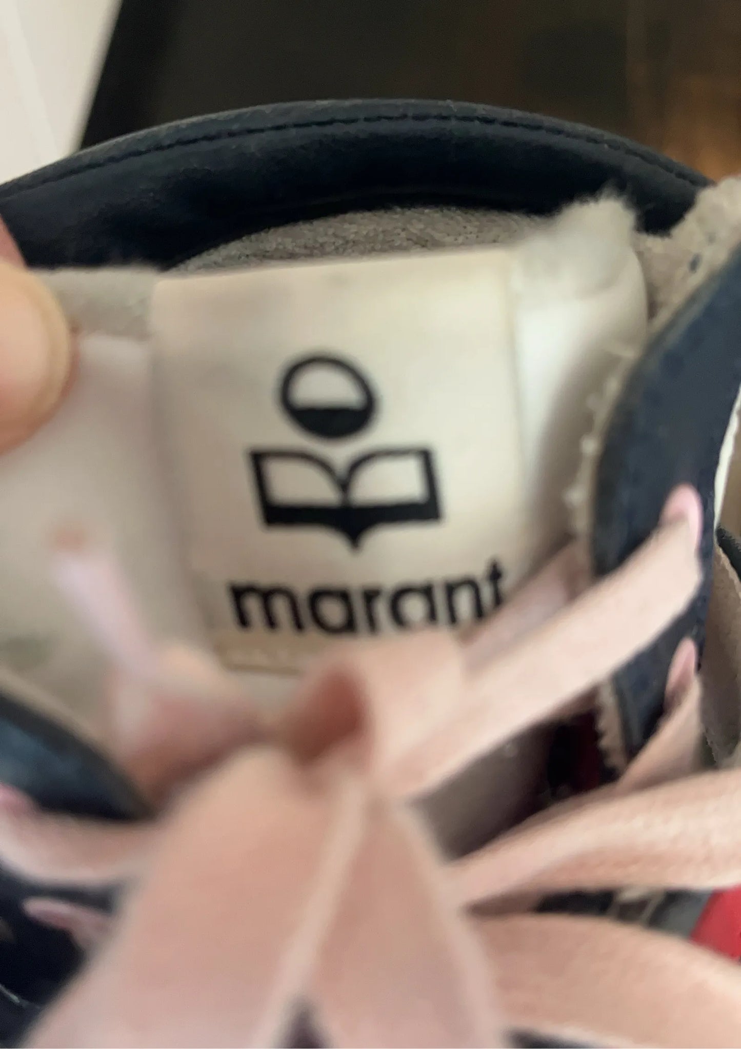 Isabel Marant-skinnsneakers