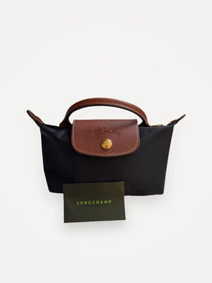 Longchamp Le Pliage Original Pouch With Handle Handbag