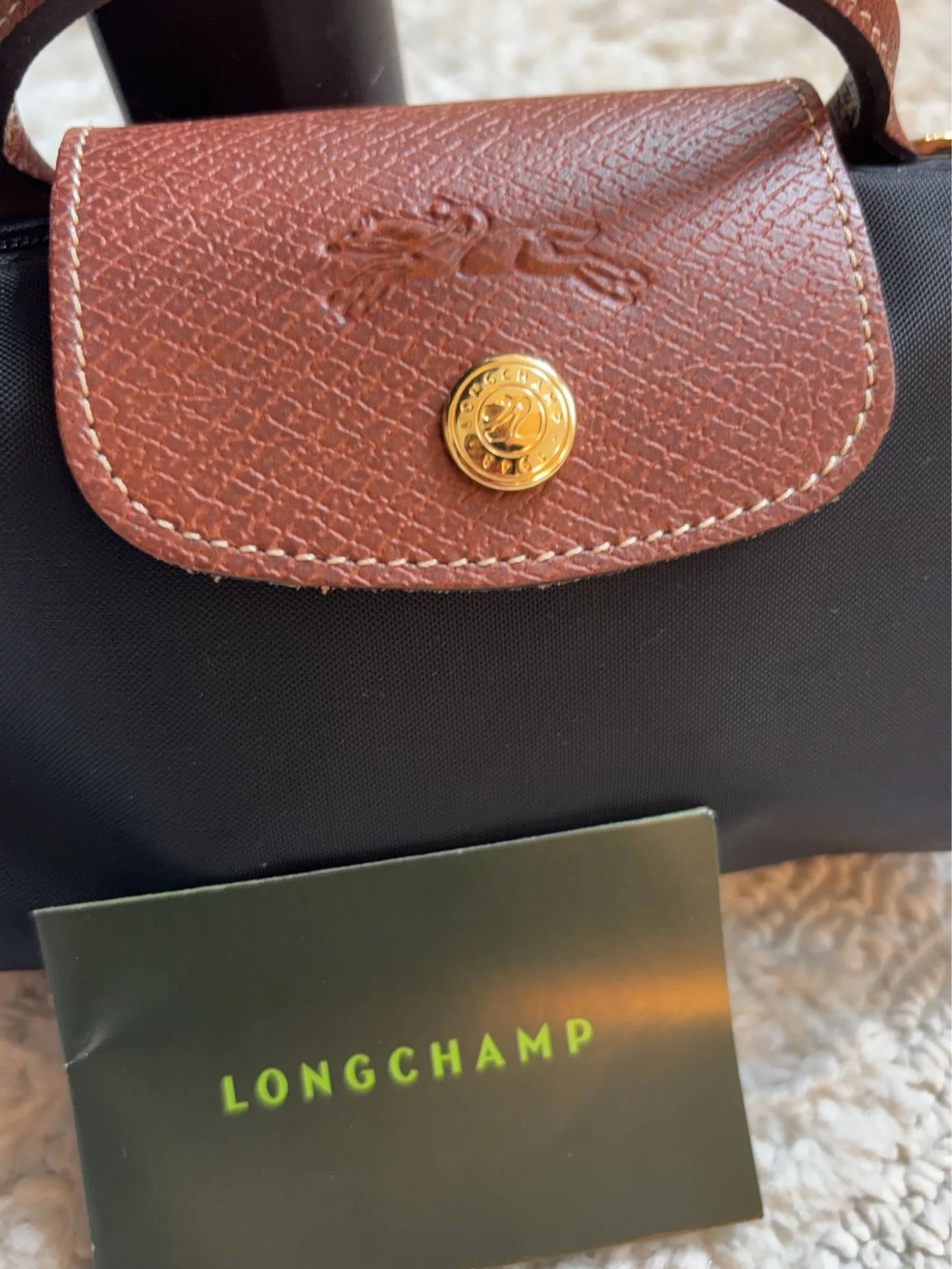 Longchamp Le Pliage Original Pouch With Handle Handbag