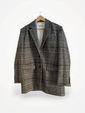 Rodebjer Vera Check-ullkavaj NWOT
