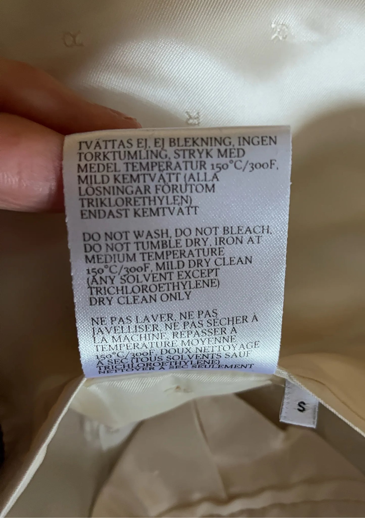 Rodebjer Vera Check-ullkavaj NWOT