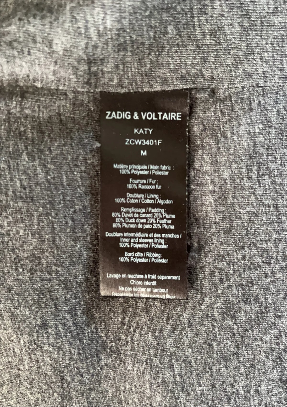 Zadig & Voltaire Katy Puffer jacket