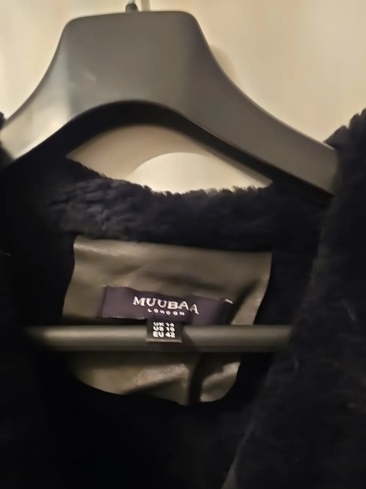 Muubaa Amelia-skinnjacka NWOT