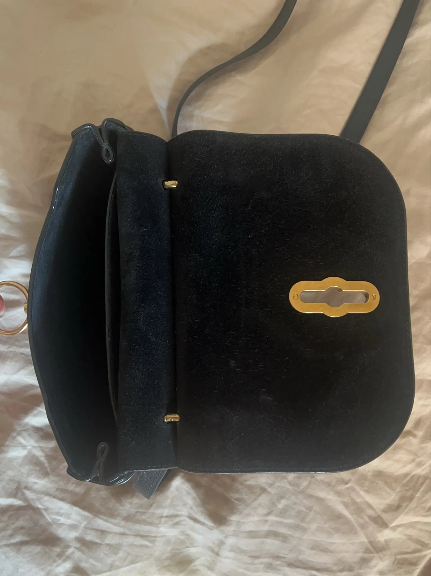 Mulberry Small Amberley Satchel-skinnaxelremsväska