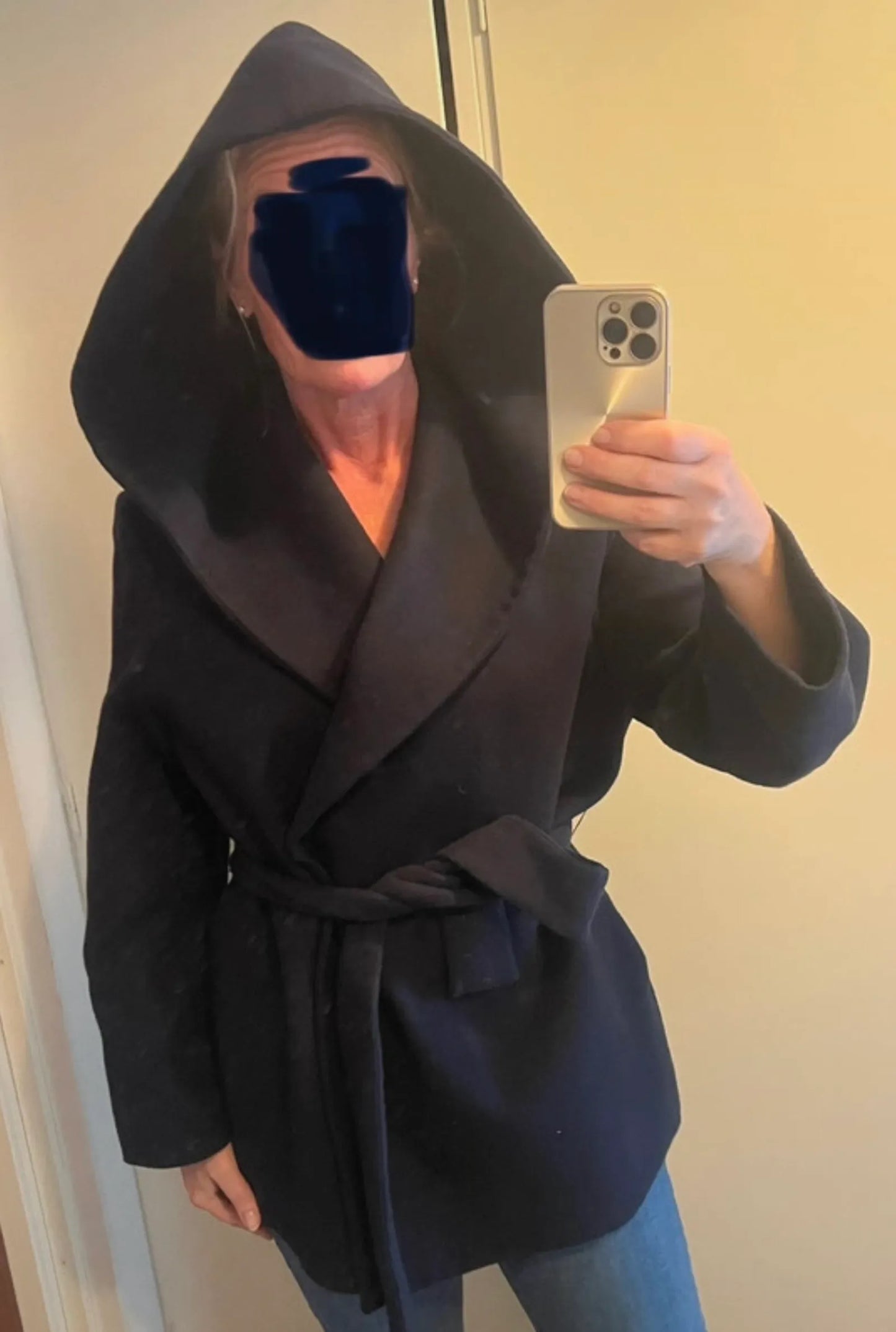 The Row Wool Blend Med Huva Coat
