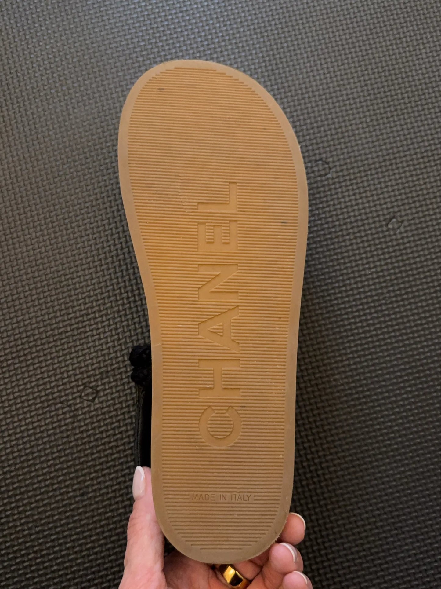 Chanel Leather Espadrilles Sandals