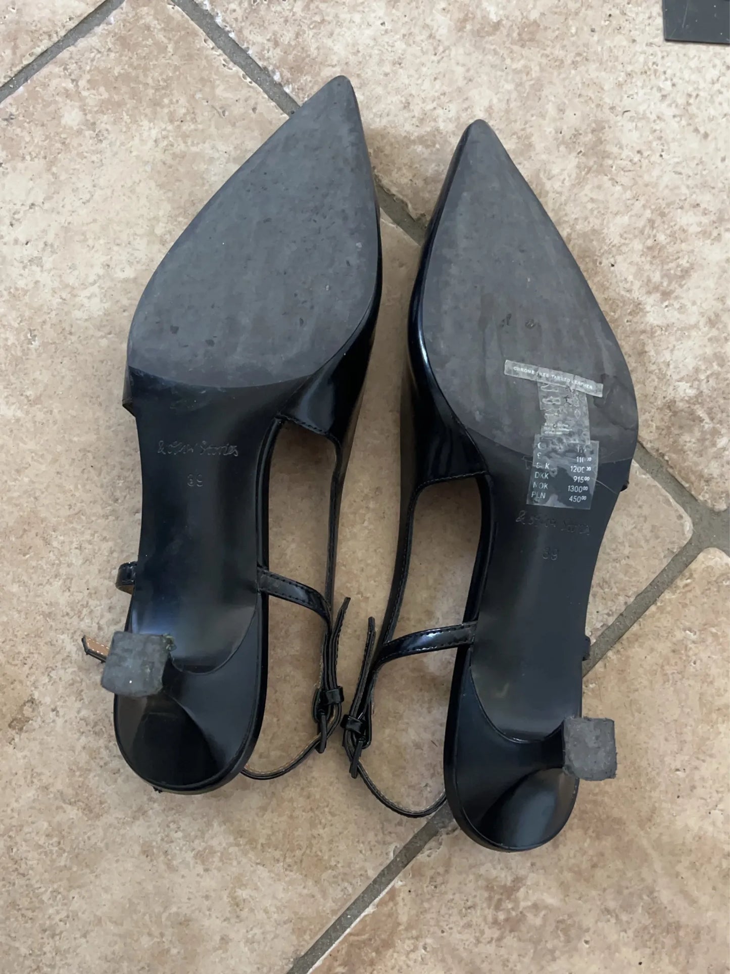 & Other Stories Slingback-skinnklackar