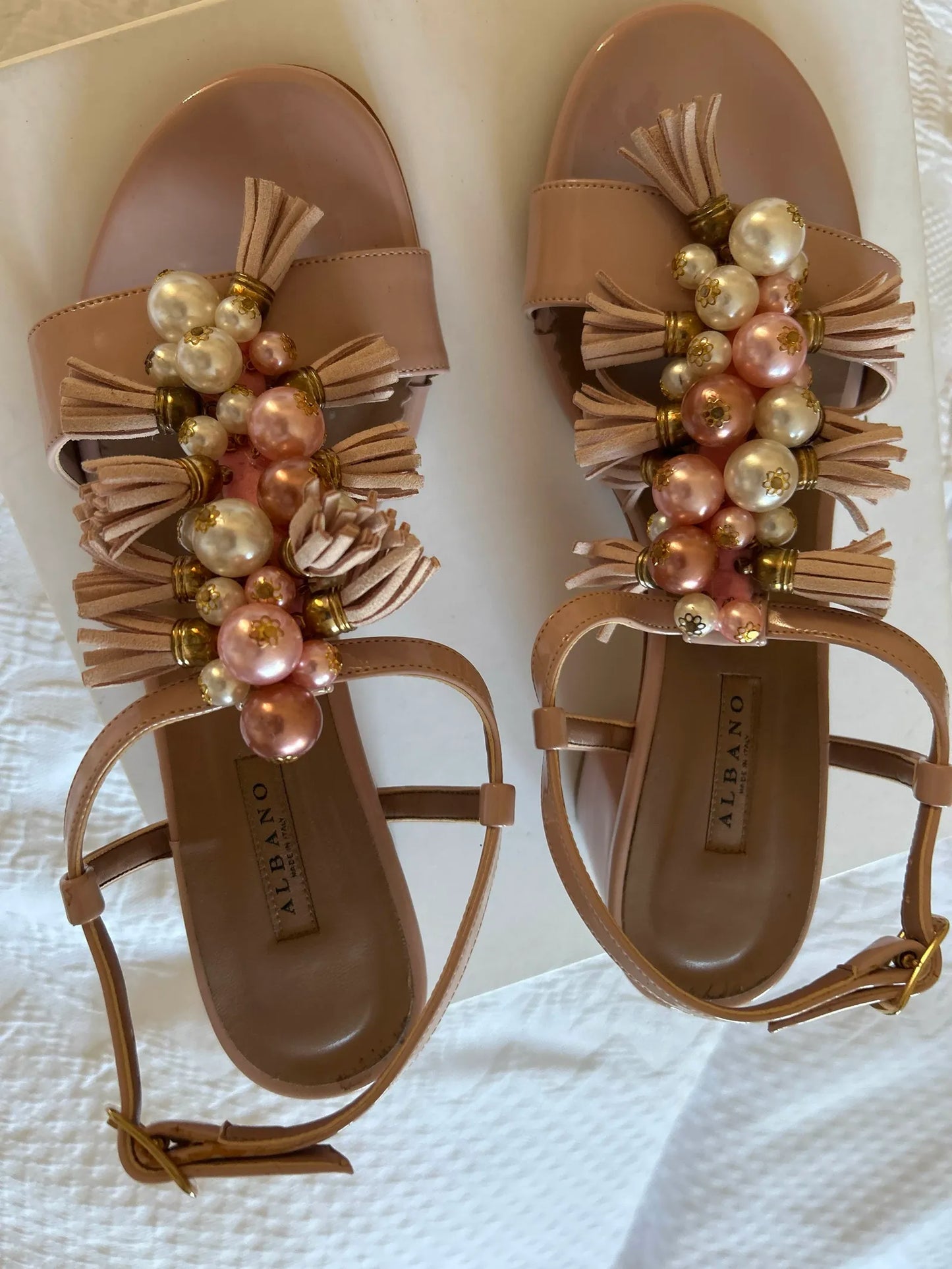 Albano-skinnsandaler