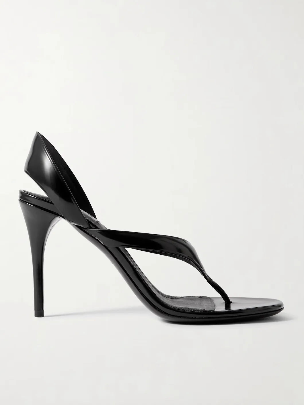 Alaïa Tong 90 patent-leather sandals-skinnklackar