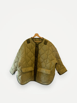 The Frankie Shop Teddy Oversized Quilted Jacket